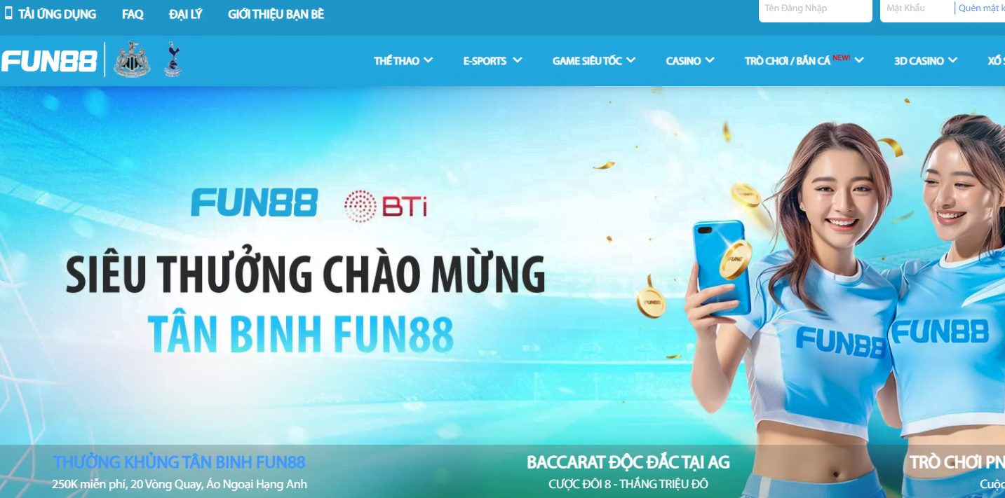 Fun88 FUN88 - Top 10 nhà cái uy tín nhất Châu Á