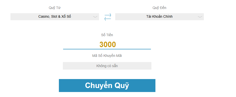 Chuyển quỹ trước khi rút tiền W88 Chuyển quỹ trước khi rút tiền W88